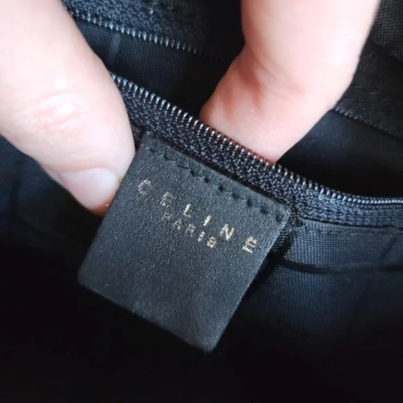 Celine Black Leather Bag - Céline Handbag w/ D-rings - Picture 6 of 12